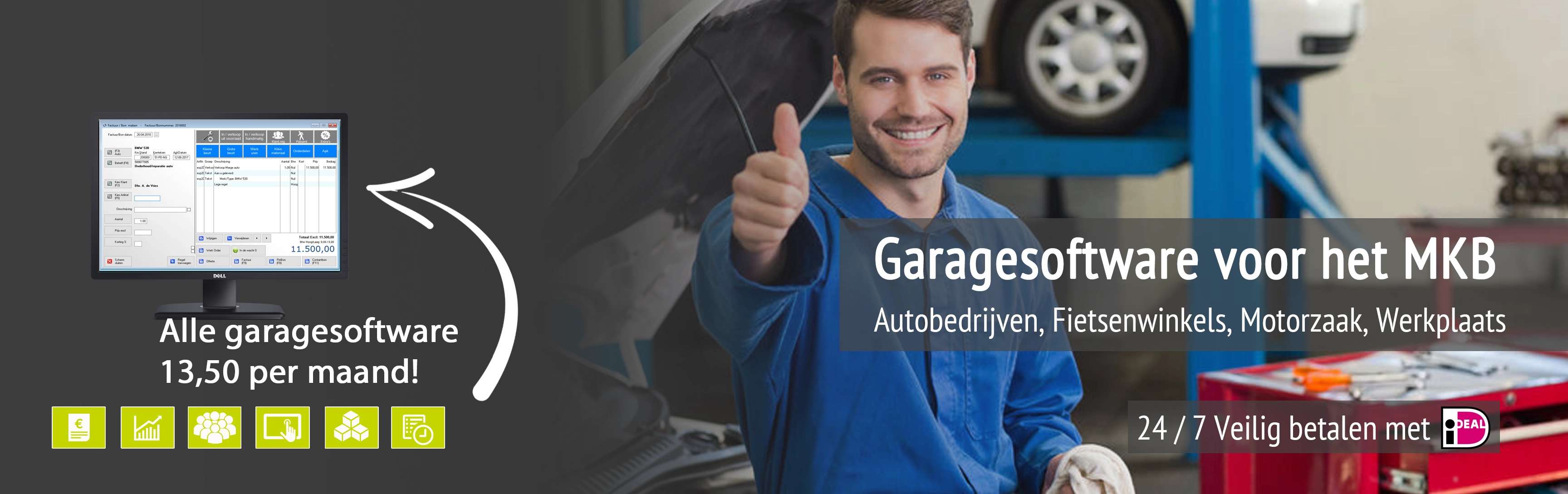 garagesoftware, garage software, software garage, garage programma voor slechts 14,95 p.m.